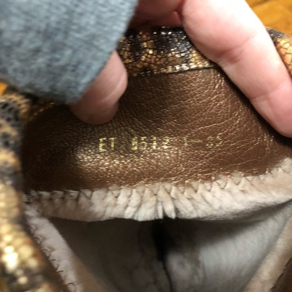 Leopard Genuine leather boots size 5 - Picture 6 of 6